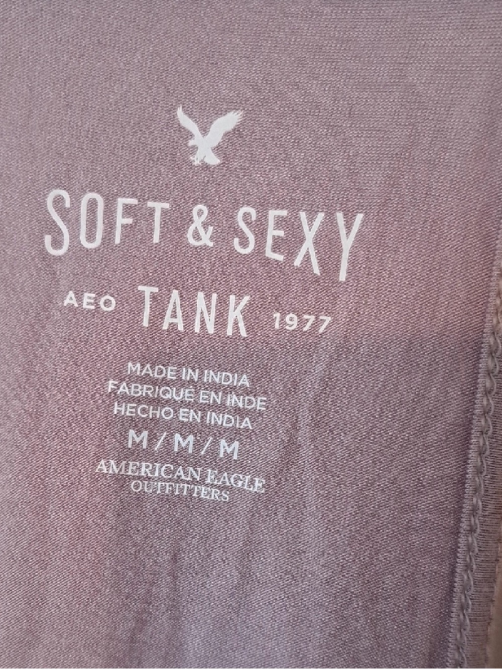 American Eagle Outfitters Mauve Floral Embroidered Tank - Picture 3 of 5